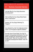 Business Associate Interview Question Ekran Görüntüsü 1