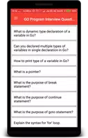 GO Program Interview Questions Screenshot 1