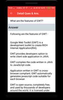 GWT Interview Questions captura de pantalla 3