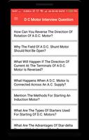 DC Motor Interview Question captura de pantalla 1