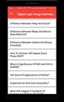 Digital Logic & Design Interview Question capture d'écran 1