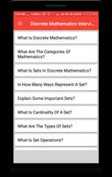 Discrete Mathematics Interview Question gönderen