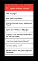 Django Interview Question Plakat