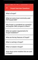 Drupal Interview Question-poster