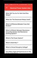 Electrical Power System Interview Question syot layar 1