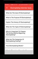 Electroplating Interview Question Ekran Görüntüsü 1