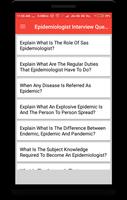 Epidemiologist Interview Question gönderen