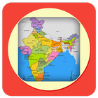 India Maps with Capital иконка