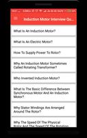 Induction Motor Interview Question পোস্টার