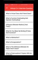 Infosys C++ Interview Question Screenshot 1
