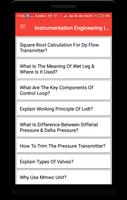 Instrumentation Interview Question plakat