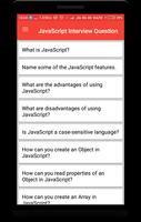 JavaScript Interview Questions ポスター