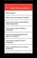 Interview Questions for JQuery পোস্টার