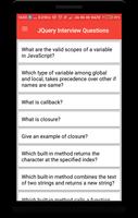 Interview Questions for JQuery screenshot 1