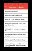 Interview Questions for Maven скриншот 1