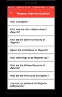 Magento Interview Question โปสเตอร์
