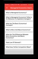 Managerial Economics Interview Question gönderen