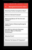 Managerial Economics Interview Question Ekran Görüntüsü 1