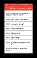 Software Testing Interview Questions capture d'écran 1