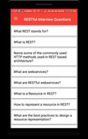 RESTful Interview Questions poster