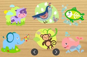 Learning Animals - Baby Puzzle screenshot 2
