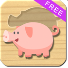 Animals Puzzle For Kids - Free أيقونة