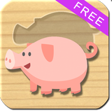 Animals Puzzle For Kids - Free icône