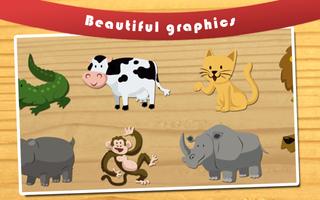 Poster Animals Puzzle For Kids - Free