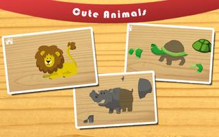 Animals Puzzle For Kids - Free تصوير الشاشة 1