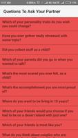 Questions To Ask Your Partner الملصق
