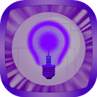 Fluorescent black light bulbs icono