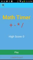 Math Timer پوسٹر