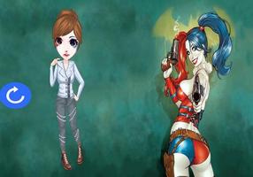 Harley Quinn Games Dress Up 스크린샷 1