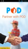 Partner with POD الملصق