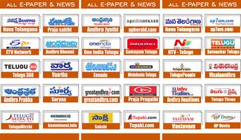 Telugu Live News:TV9 Telugu,ETV Telugu,V6 &allRank Affiche