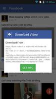 Quick Facebook Video Download imagem de tela 2