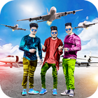 Airplane Photo Frame أيقونة