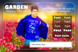 Garden Photo Editor اسکرین شاٹ 1