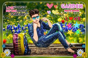 Garden Photo Editor 2019 स्क्रीनशॉट 1