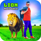 Lion photo editor ikona