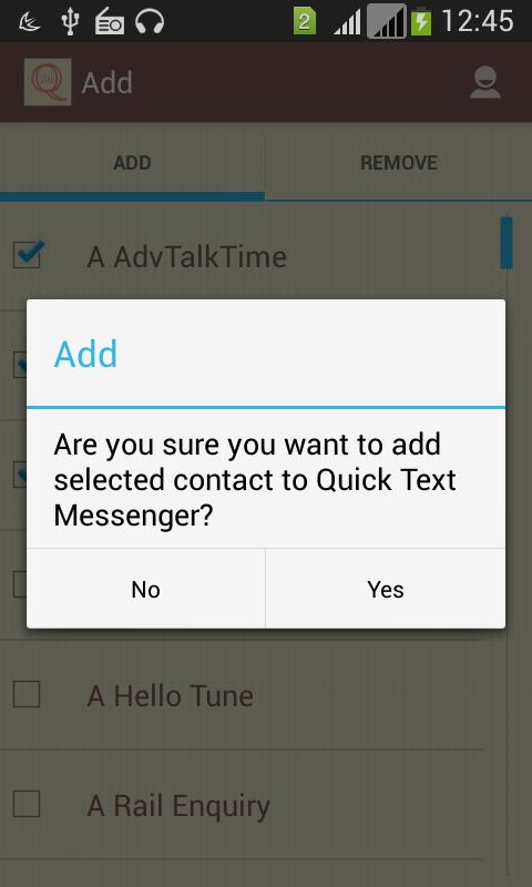 Text messenger. Quick text changing AE.