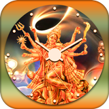 Durga Maa Clock Live Wallpaper icon