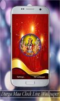 Durga Maa Clock Live Wallpaper capture d'écran 3
