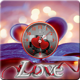 Love Clock Live Wallpaper Zeichen