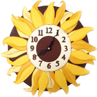 Sunflower Clock Live Wallpaper ikon