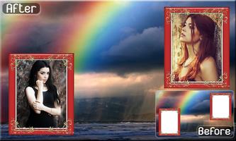 Rainbow Dual Photo Frames screenshot 1