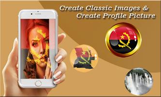 Angola Flag Photo Editor পোস্টার