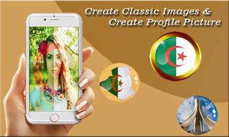 Algeria Flag Photo Editor Affiche