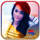 Armenia Flag Photo Editor أيقونة