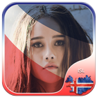 Iceland Flag Photo Editor Zeichen